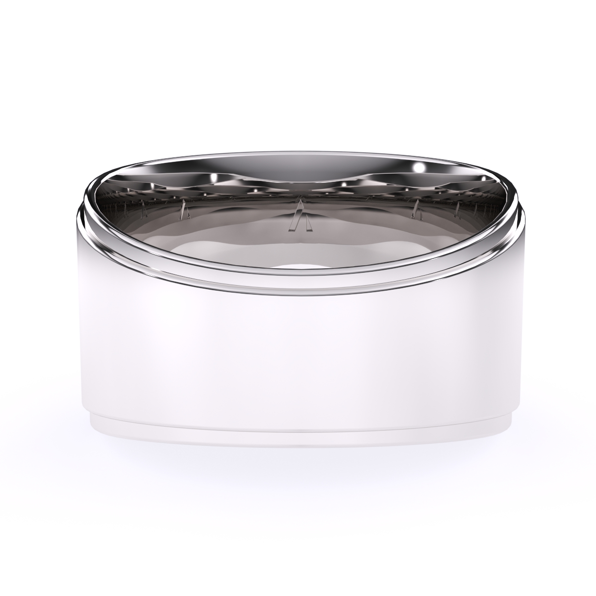Elegant Lab Grown Thick Ring For Men